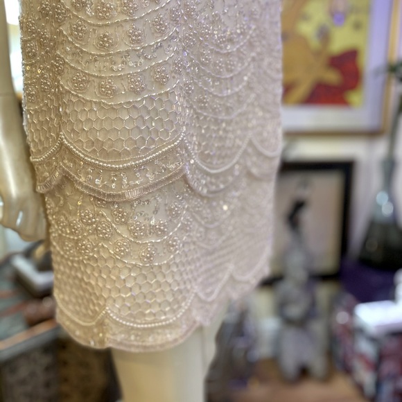 New Brilliante BY JA Dress 100% Silk Size Small Retro Vintage Inspired - Picture 4 of 12